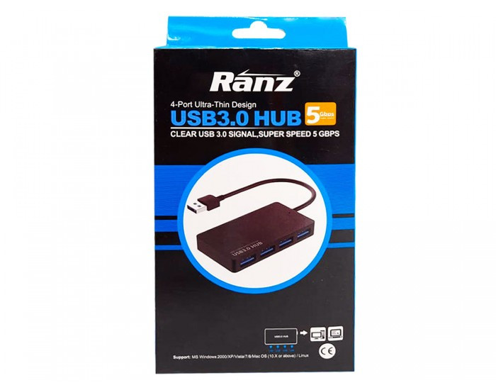 RANZ USB HUB 4 PORT 3.0