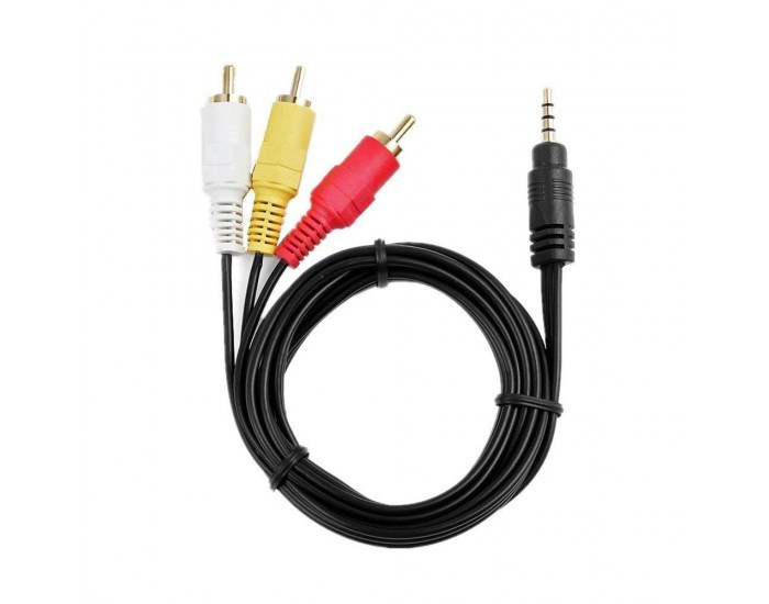 STERIO TO 3 RCA MALE CABLE