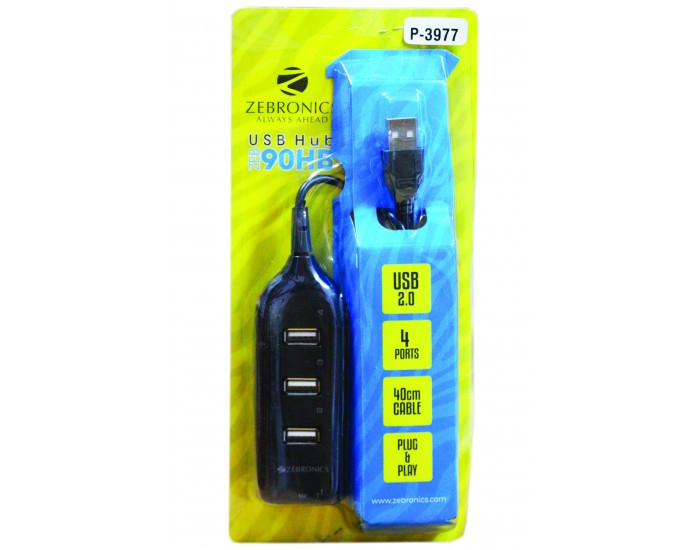 ZEBRONICS USB HUB 4 PORT 2.0 (ZEB 90HB)