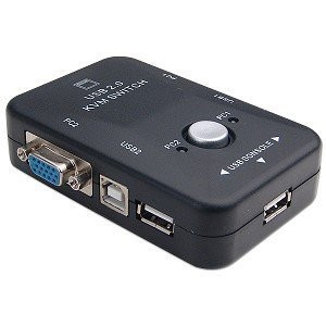 KVM SWITCH 2 PORT USB