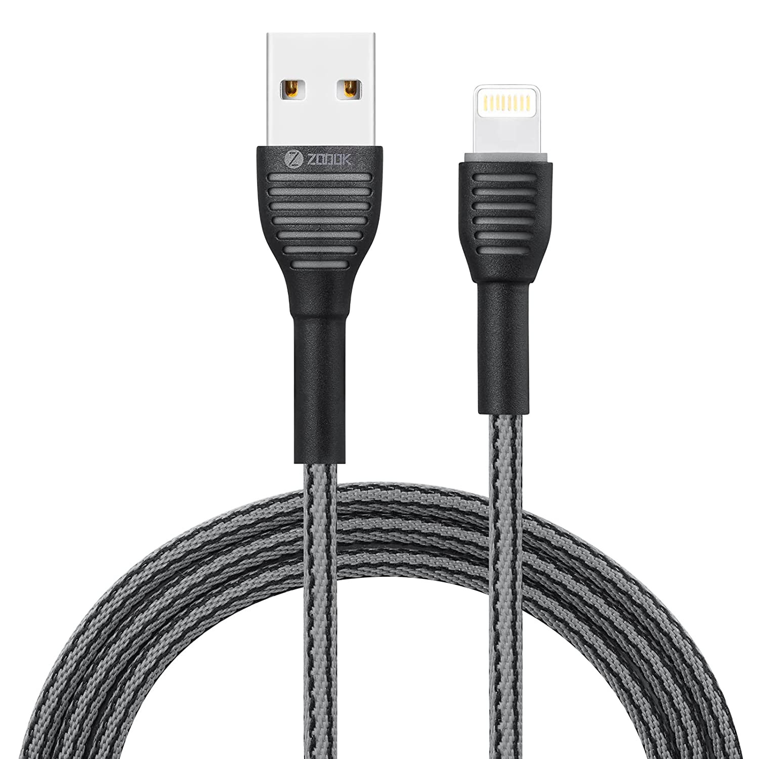 ZOOOK CHARGELINK 3AMP CHARGE AND SYNC UNBREAKABLE BRAIDED CABLE (IPHONE)