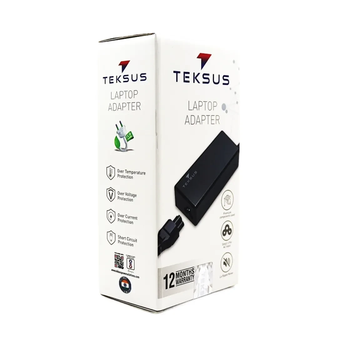 Teksus Laptop Adapter Compatible For HP 65w | 18.5v/3.5a | 7.4mm x 5.0mm Big Pin